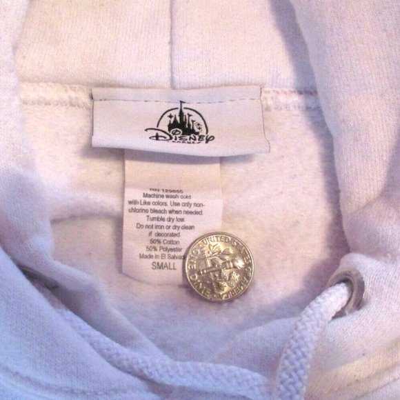Disney Parks Mickey Mouse Hoodie Small White - Picture 6 of 7